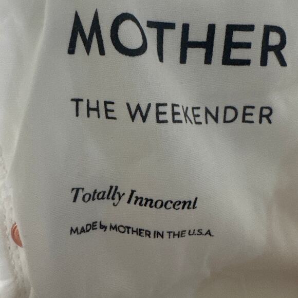 Mother Superior The Weekender Denim Jeans Totally Innocent Size 30 NWOT Designer - Picture 11 of 11